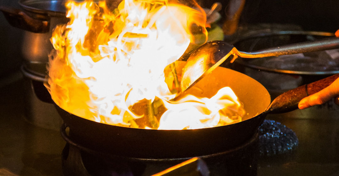 Flaming Wok! in Thai Rama IV Kitchen