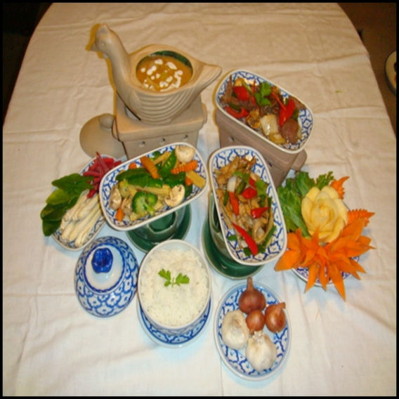 Thai Rama IV Restaurant Colwall Malvern Set Banquet Menu